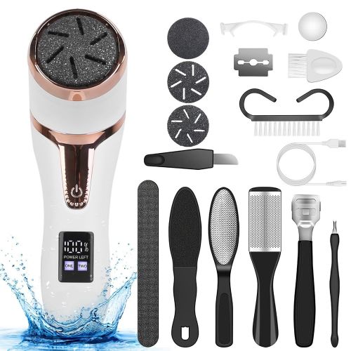 17Pcs Electric Foot Callus Remover with Vacuum Foot Grinder Rechargeable Foot File Dead Skin Pedicure Machine 17Pcs Electric Foot Callus Remover with Vacuum Foot Grinder Rechargeable Foot File Dead Skin Pedicure Machine