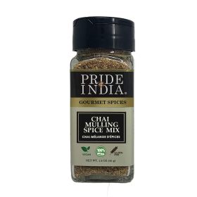Pride of India ‚Äì Chai Masala Mulling Spice Mix ‚Äì Gourmet Spice Mix for Teas & Coffee ‚Äì Caffeine Free ‚Äì Authentic Mulling Spice Blend ‚Äì Vegan