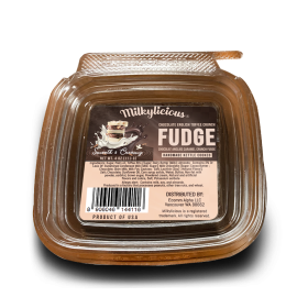 Old Fashioned Handmade Kettle Cooked Smooth Creamy Fudge - English Milk Chocolate Toffee Crunch (1/4 Pound)