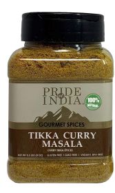 Pride of India ‚Äì Tikka Curry Masala Seasoning Spice ‚Äì Gourmet Curry Mix ‚Äì Ideal for Vegetarian and Meat Dishes ‚Äì Natural & GMO Free ‚Äì Easy T