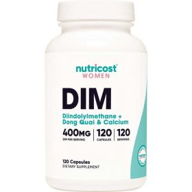 Nutricost Diindolylmethane DIM Supplement for Women 400mg, 120 Capsules
