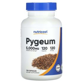 Nutricost Pygeum 5000mg, 120 Capsules - Non-GMO, Gluten Free & Vegetarian Friendly Supplement