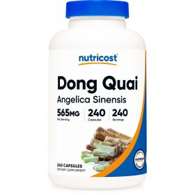 Nutricost Dong Quai 565mg, 240 Capsules (Angelica Sinensis) Supplement