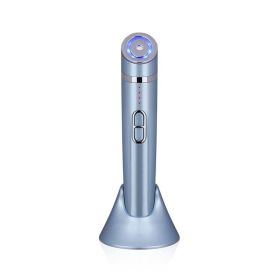 Ultrasonic Eye Beautification Instrument RF Radio Frequency EMS Eye Facial Beauty Apparatus (Option: British Standard-Haze Blue)