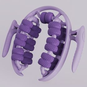 Leg Massager Circular Leg Beauty Slimming Yoga Wheel (Option: Dark Purple)