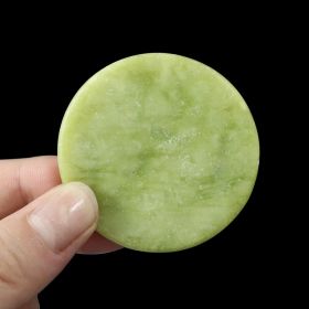 Circular Jade Adhesive Shim Eyelash Growing Tool (Option: Round-Green-1PCS)