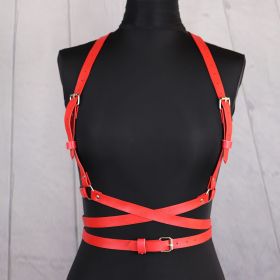 PU Leather Binding Training Toys (Option: Red Conventional Regular)