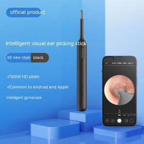 HD Visual Earpick Tool For Children (Color: Black)