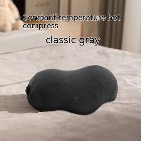 Cervical Massage Pillow Electric Home Cushion (Option: Black-Hot-USB)