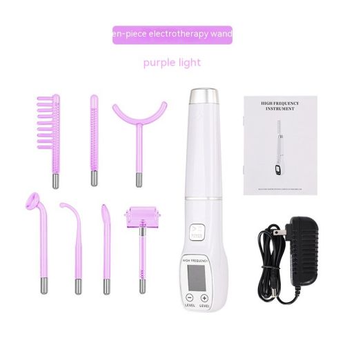 High Wave Electrotherapy Rod Enhanced Version With Screen Display Seven-piece