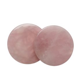 Circular Jade Adhesive Shim Eyelash Growing Tool (Option: Round-Pink-2PCS)
